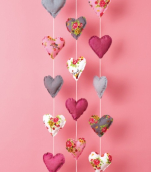 Simple Heart Wall Hanging Sewing Pattern