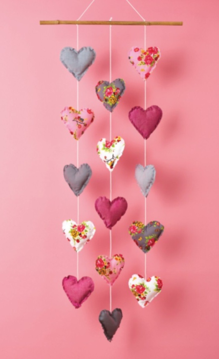 Simple Heart Wall Hanging Sewing Pattern