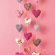 Simple Heart Wall Hanging Sewing Pattern