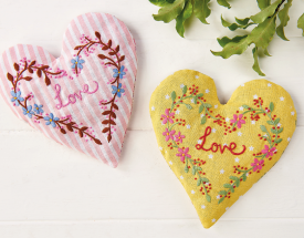 Heart Embroidery Set