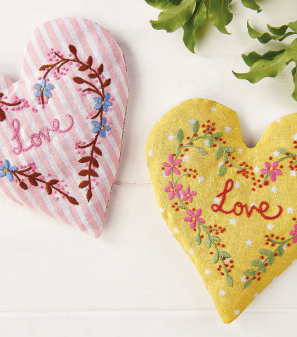Heart Embroidery Set