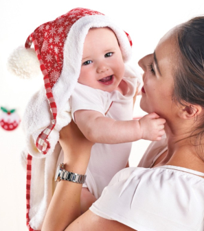 Santa Hooded Baby Towel Sewing Pattern
