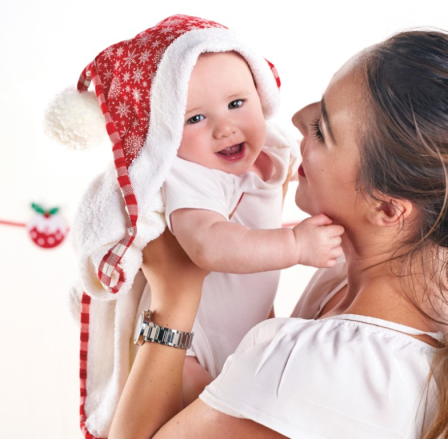 Santa Hooded Baby Towel Sewing Pattern