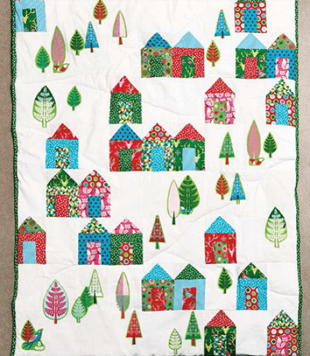 Patchwork House Block Quilt Sewing Pattern