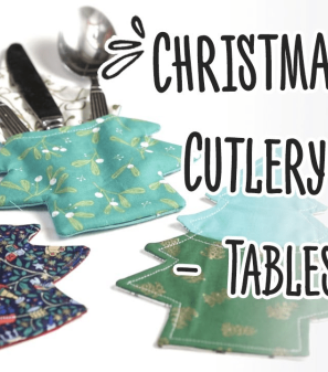 Christmas Tree Cutlery Wallet – Tablescaping