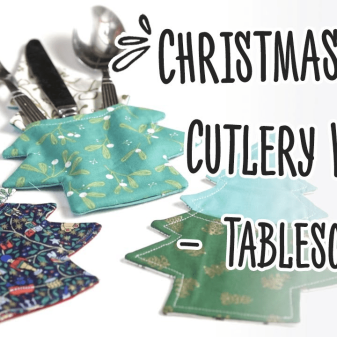 Christmas Tree Cutlery Wallet – Tablescaping
