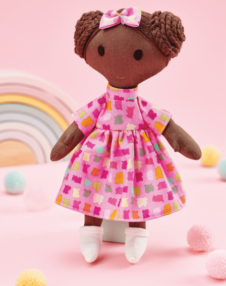 Easy Jasmine Cuddle Rag Doll Sewing Pattern