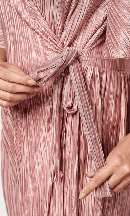 Jennifer Wrap Dress With Flutter Sleeves Sewing Pattern
