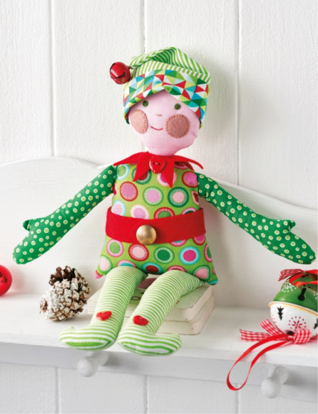 Elf Christmas Toy Sewing Pattern