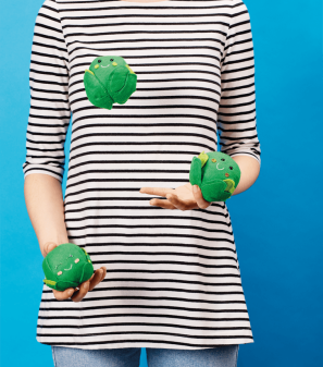Christmas Juggling Sprouts Toy Sewing Pattern