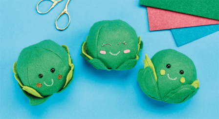 Christmas Juggling Sprouts Toy Sewing Pattern