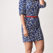 Keyhole Three-Quarter Sleeve Dress Sewing Pattern Keyhole Three-Quarter Sleeve Dress Sewing Pattern
