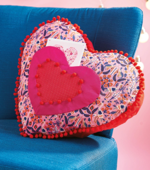 Love Heart Cushion Sewing Pattern