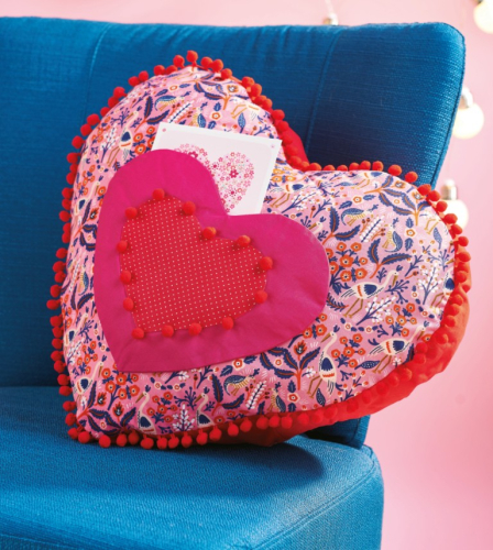 Love Heart Cushion Sewing Pattern