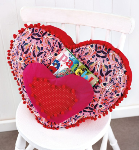 Love Heart Cushion Sewing Pattern