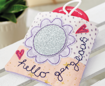 Embroidered Make-up Pouch Sewing Pattern