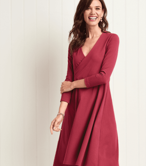 Malia Jersey Knit Wrap Dress Sewing Pattern