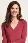 Malia Jersey Knit Wrap Dress Sewing Pattern