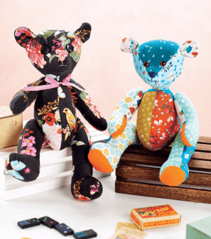 Vintage-Style Memory Teddy Bear Sewing Pattern