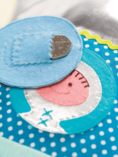 Rocket Tooth Fairy Cushion