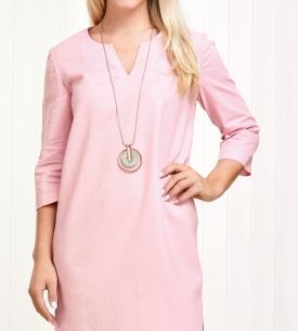 Classic Linen Shift Dress