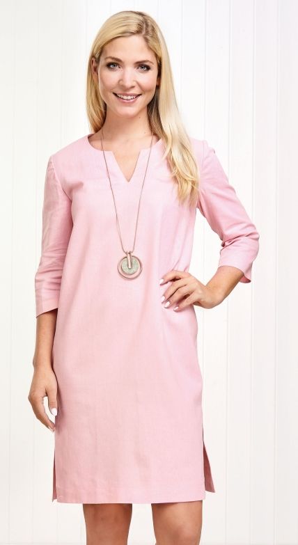 Classic Linen Shift Dress