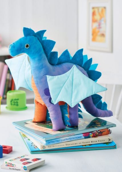 Nigel the Dragon Toy - Free sewing patterns - Sew Magazine