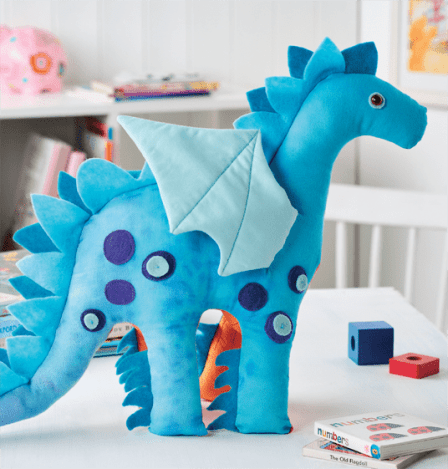 Nigel the Dragon Plushie Toy Sewing Pattern
