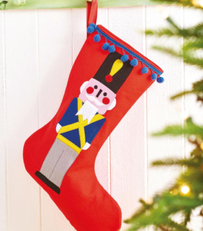 Felt Nutcracker Decorations Sewing Pattern