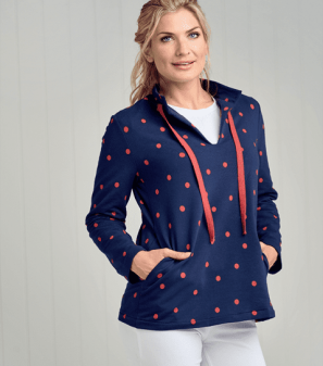 Olivia Jersey Knit Sweatshirt Top Sewing Pattern