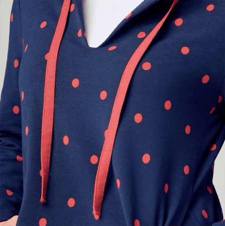 Olivia Jersey Knit Sweatshirt Top Sewing Pattern