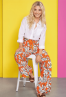 Easy Wide Leg Palazzo Pants Sewing Pattern
