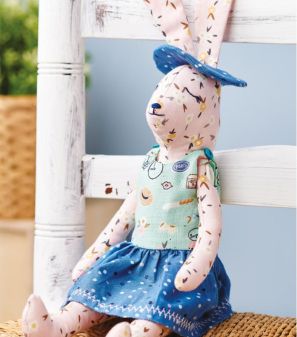 Emily Parisian Bunny With Carry Tote Sewing Pattern