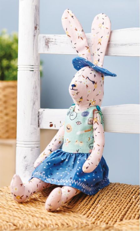 Emily Parisian Bunny With Carry Tote Sewing Pattern