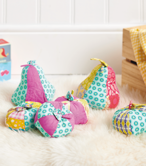 Simple Patchwork Fruit Sewing Pattern