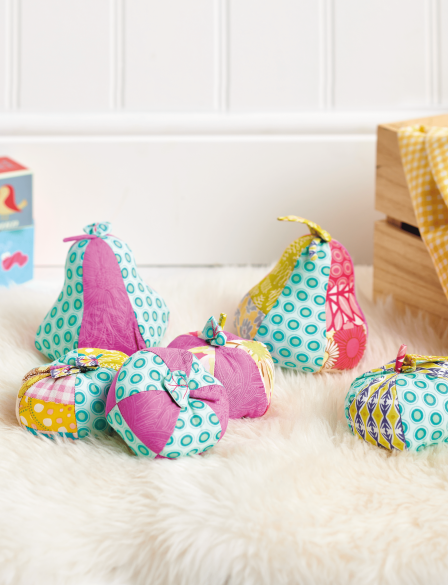 Simple Patchwork Fruit Sewing Pattern