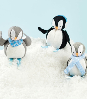 Penguin Felt Toy Set Sewing Pattern