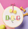 Pet Themed Embroidery Hoop Cross-Stitch