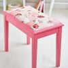Piano Stool Cover Upcycling Tutorial