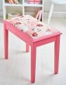 Piano Stool Cover Upcycling Tutorial