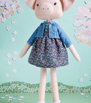 Georgia the Pig Denim Jacket