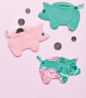 Easy Kids’ Piggy Purse Sewing Pattern