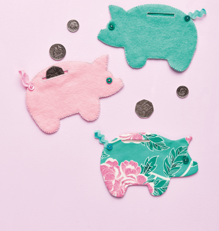 Easy Kids’ Piggy Purse Sewing Pattern