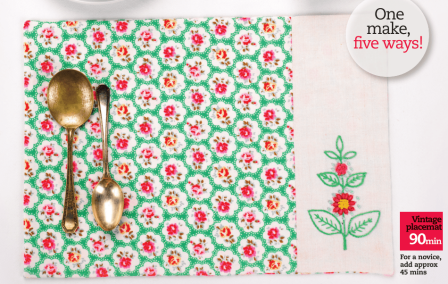 Placemats to stitch