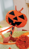 Pumpkin Treat Bag and Wand Sewing Pattern