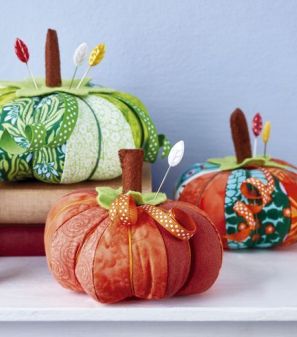Pumpkin Pincushions