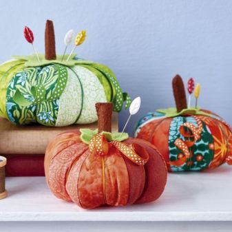Pumpkin Pincushions