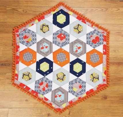 Hexagon Block Patchwork Quilt