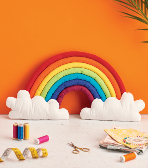 Beginner Rainbow Plushie Sewing Pattern