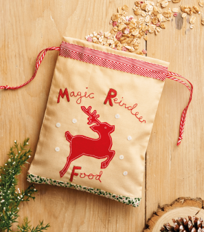 Christmas Eve Reindeer Food Bag Sewing Pattern